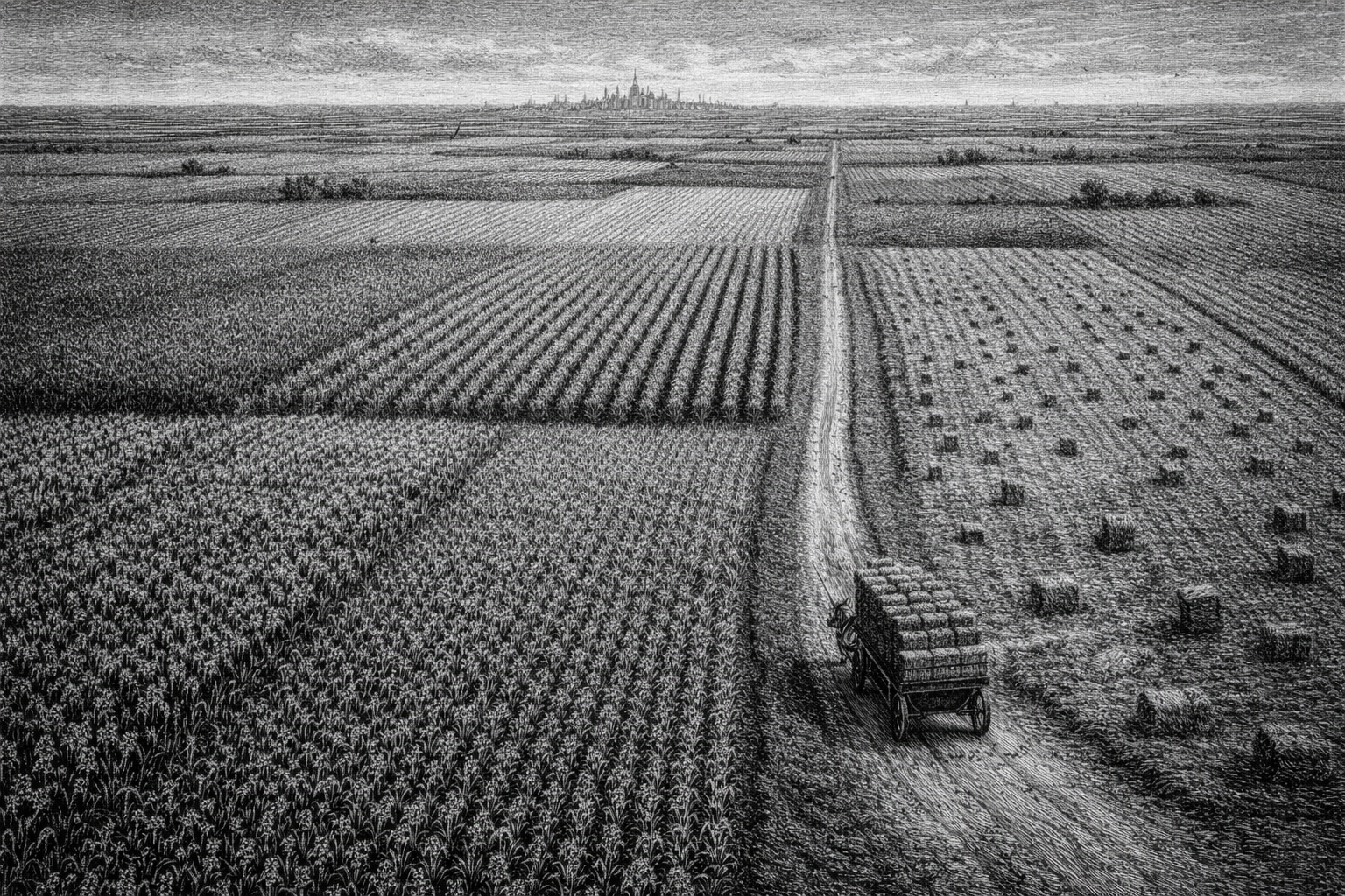 Endless farmland — 27% of all harvested acres